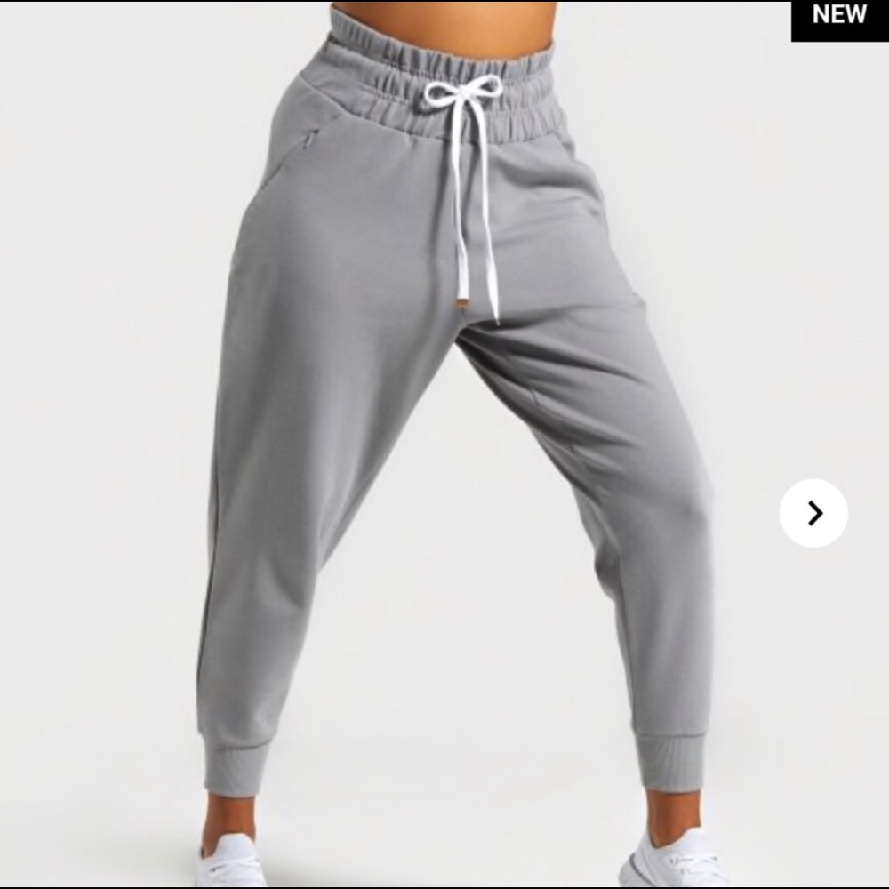 Gymshark x Whitney Simmons Gray Workout Pants Joggers size Small
